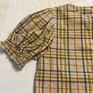 Buru Crop Puff Sleeve Blouse